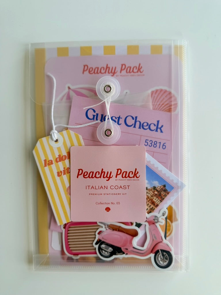 Peachy Pack - Italian Coast