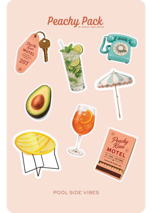 Sticker sheet - Pool Side Vibes