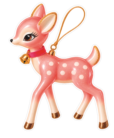 Die cut sticker - fawn
